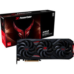 Powercolor radeon rx 9070 gre red devil 12gb gddr6 grafische kaart (zwart, rdna4, 3x displayport, 1x hdmi 2.1)