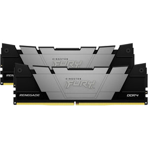 Kingston fury renegade 32 gb ddr4-4000 (2x 16 gb) werkgeheugen (zwart, kf440c19rb12k2 32, xmp 2.0)