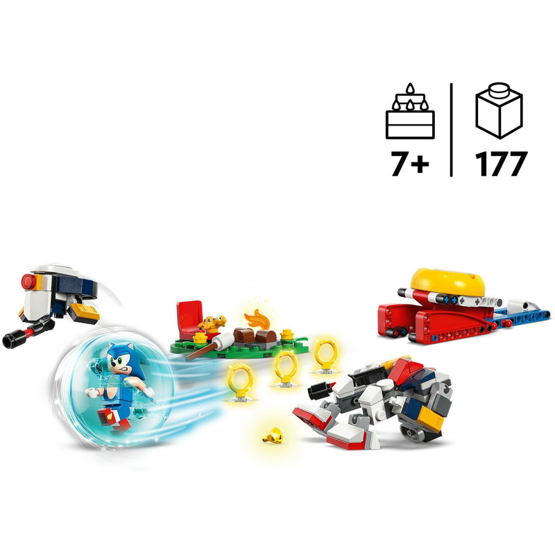 ギャラリービューアに画像をロードする, Lego sonic the hedgehog 77001 sonics krachtmeting bij het kampvuur
