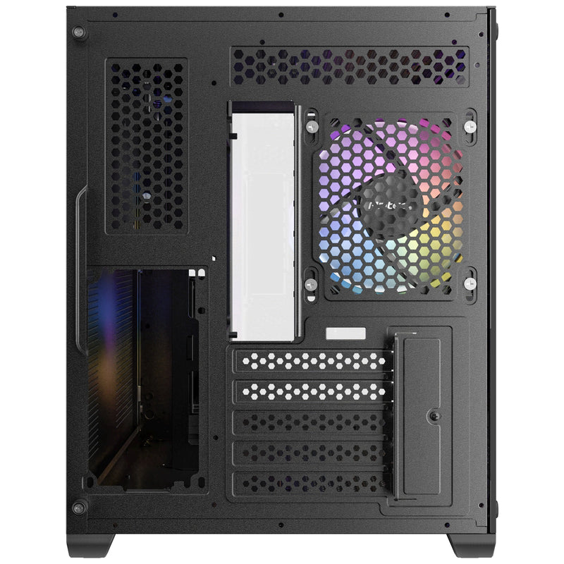 Load image into Gallery viewer, Antec cx600m argb mini tower behuizing (zwart | 3x usb-a | tempered glass)
