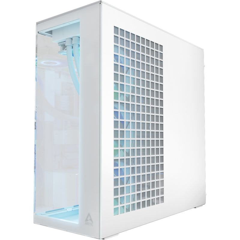 Load image into Gallery viewer, Arctic xtender vg midi tower behuizing (wit | 2x usb-a | 1x usb-c | rgb | tempered glass)
