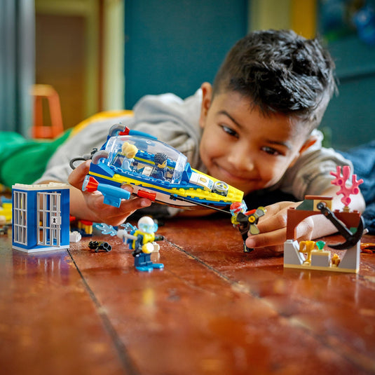 Lego city - waterpolitie recherchemissies constructiespeelgoed (60355)