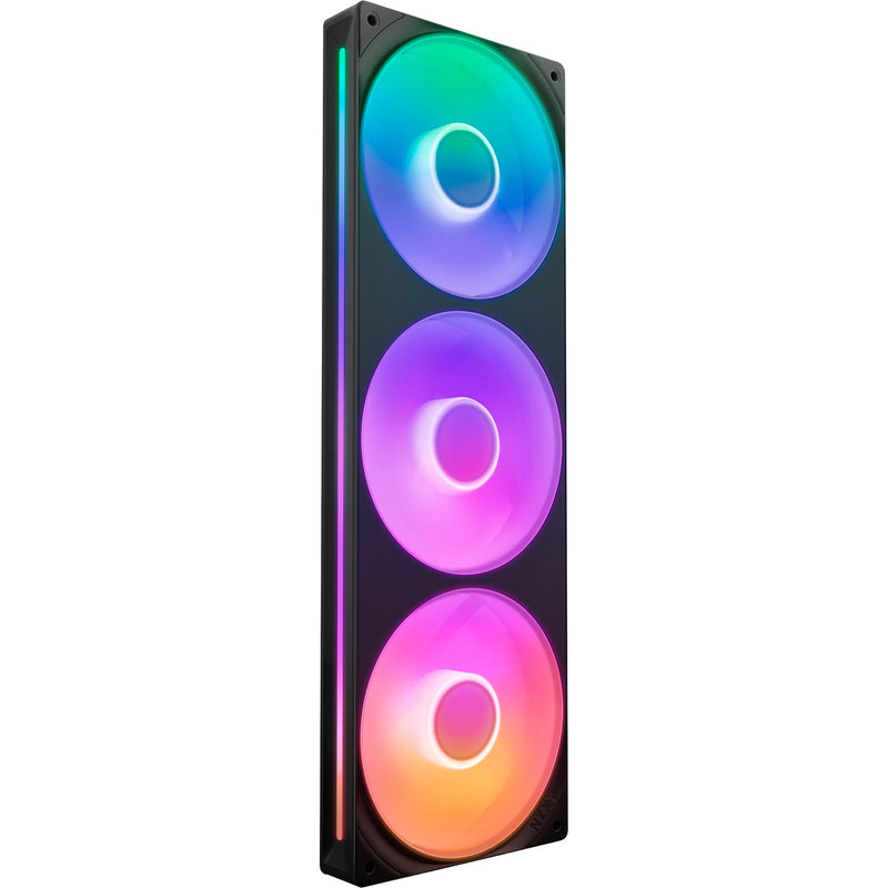 Load image into Gallery viewer, Nzxt f360 rgb core case fans (zwart, 3 stuks, 360 x 120 x 26 mm)
