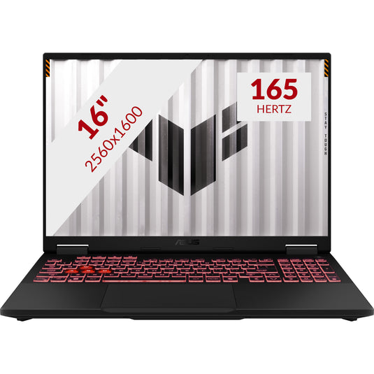 Asus tuf gaming a16 fa608pp-qt005w 16 gaming laptop (zwart grijs | r9 8940hx | rtx 5070 | 32 gb | 1 tb ssd)