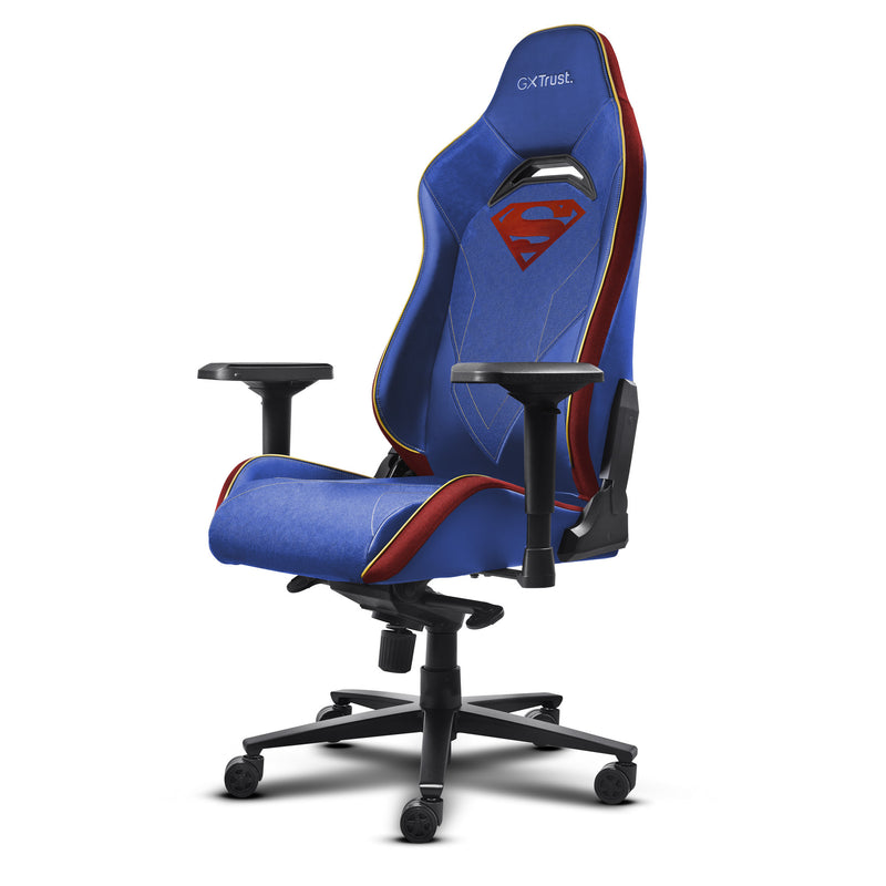 Load image into Gallery viewer, Trust gxt 721sm ruya pro superman gaming stoel (blauw rood)

