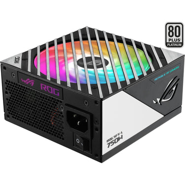 Asus rog loki sfx-l platinum modulaire 750 watt voeding (zwart, 1x 12v-2x6, 3x pcie)