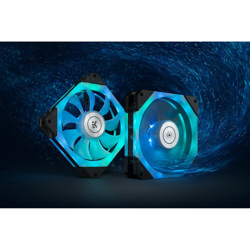 Load image into Gallery viewer, Ekwb ek-quantum impulse 120 d-rgb case fan (wit, 120 x 120 x 29 mm, pwm, rgb led)
