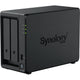 Synology diskstation ds725+ nas (zwart, 2x lan, usb-a 3.2 (5 gbit s))