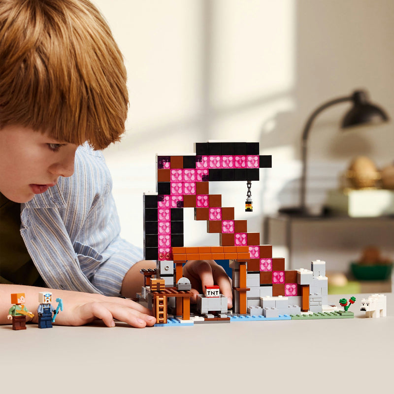 ギャラリービューアに画像をロードする, Lego minecraft de pikhouweelmijn bouwpakket voor kinderen - 21277
