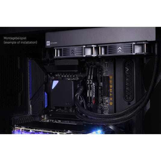 Alphacool core ocean t38 420 waterkoeling (zwart)