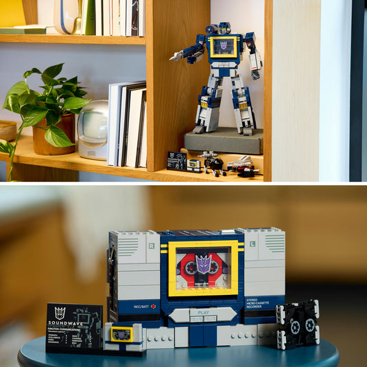 Lego icons - transformers: soundwave constructiespeelgoed (10358)