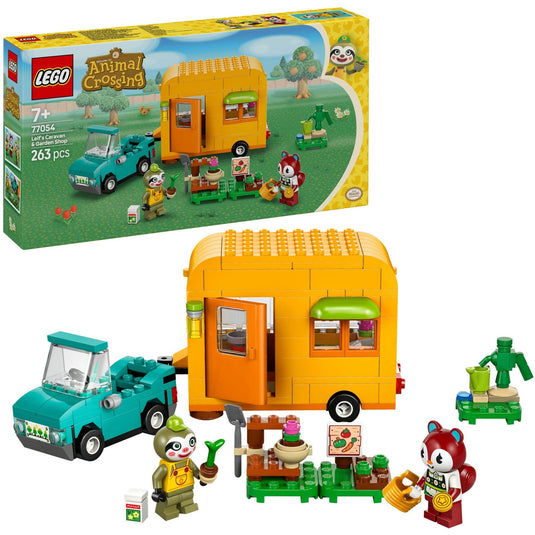 Lego animal crossing 77054 leifs caravan en tuinwinkel