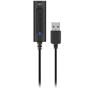 Act connectivity usb-a externe geluidskaart (zwart)