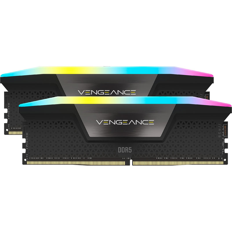 Load image into Gallery viewer, Corsair vengeance rgb 32 gb ddr5-6000 (2x 16 gb) werkgeheugen (zwart, cmh32gx5m2b6000c30, xmp 3.0)
