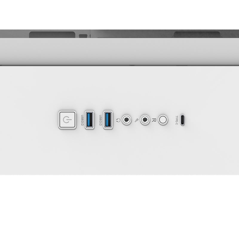 Load image into Gallery viewer, Thermaltake view 390 air snow midi tower behuizing (wit | 2x usb-a | 1x usb-c | tempered glass)
