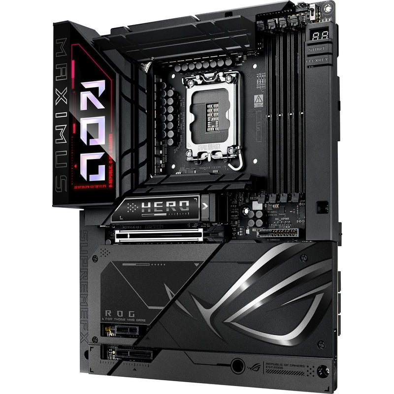 Load image into Gallery viewer, Asus rog maximus z890 hero btf socket 1851 moederbord (zwart, raid, 5 gb-lan, wi-fi 7, bt, sound, atx)
