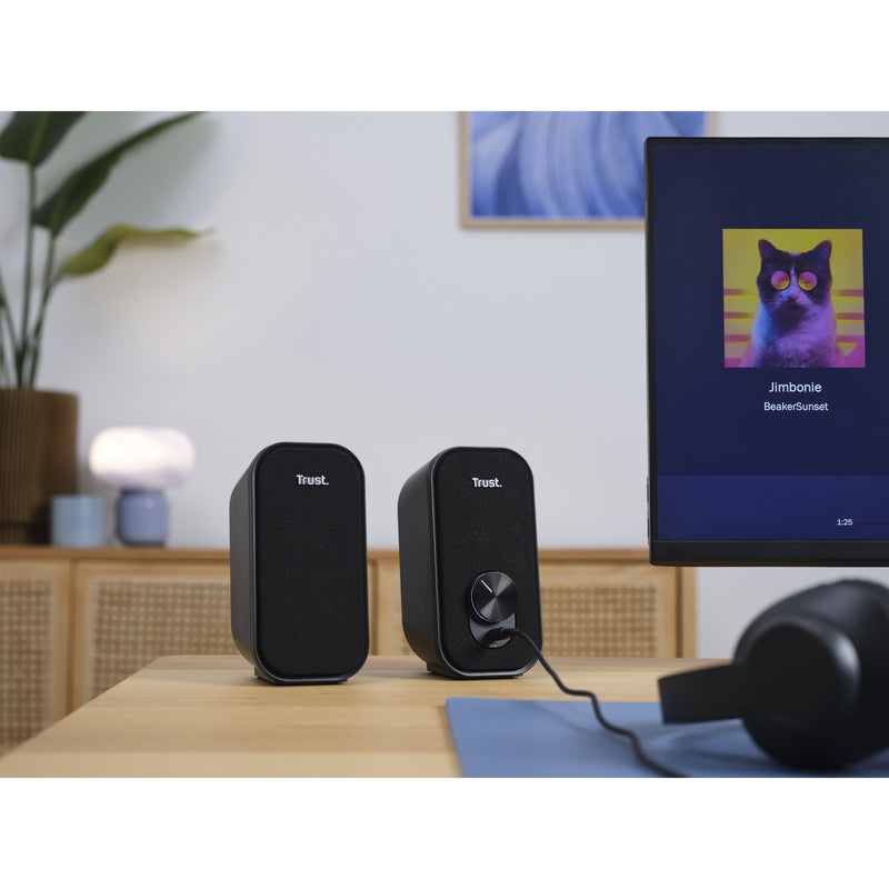 Load image into Gallery viewer, Trust ador 2.0-luidsprekerset pc-luidspreker (zwart grijs)
