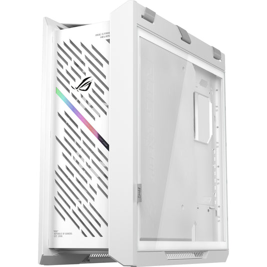 Asus rog strix helios ii gx601s midi tower behuizing (wit | 4x usb-a | 2x usb-c | rgb | tempered glass)