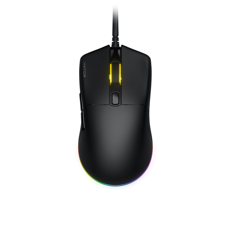 Chargez l'image dans la visionneuse de la galerie, Hator pulsar 3 gaming muis (zwart, 400 - 12.000 dpi, rgb)

