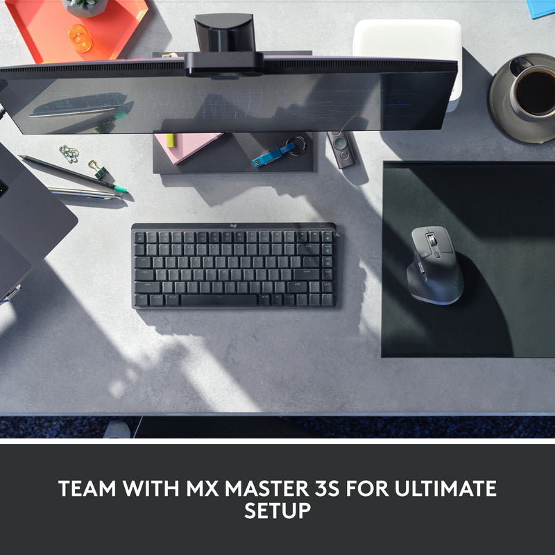 Load image into Gallery viewer, Logitech mx mechanical mini toetsenbord (zwart, us-international lay-out (qwerty), gl tactile, 80% (tkl), bluetooth)

