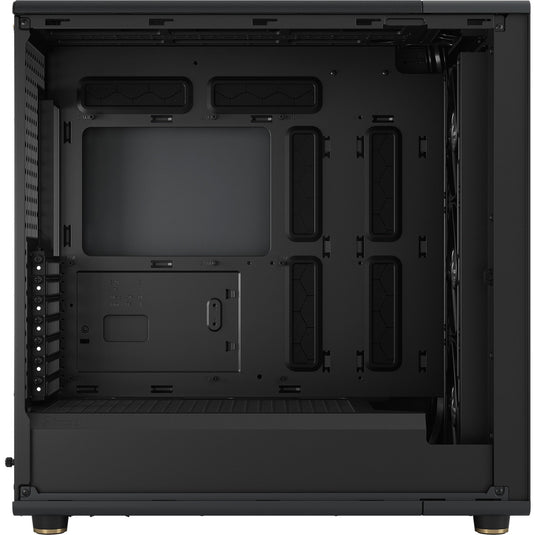 Fractal design north xl midi tower behuizing (zwart houtkleur | 2x usb-a | 1x usb-c | tempered glass)
