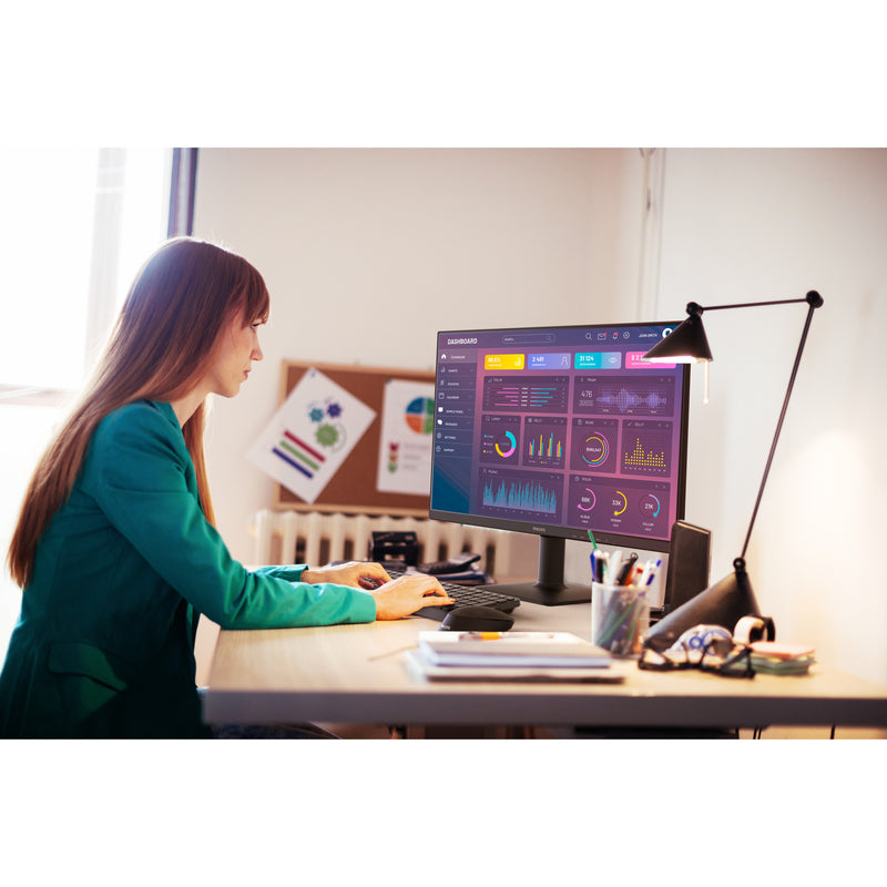 Cargue la imagen en el visor de la galería, Philips 27e2n1500l 27 monitor (zwart, hdmi, displayport)
