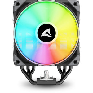 Sharkoon a50 rgb cpu-koeler (zwart, 4-pins pwm fan-connector)