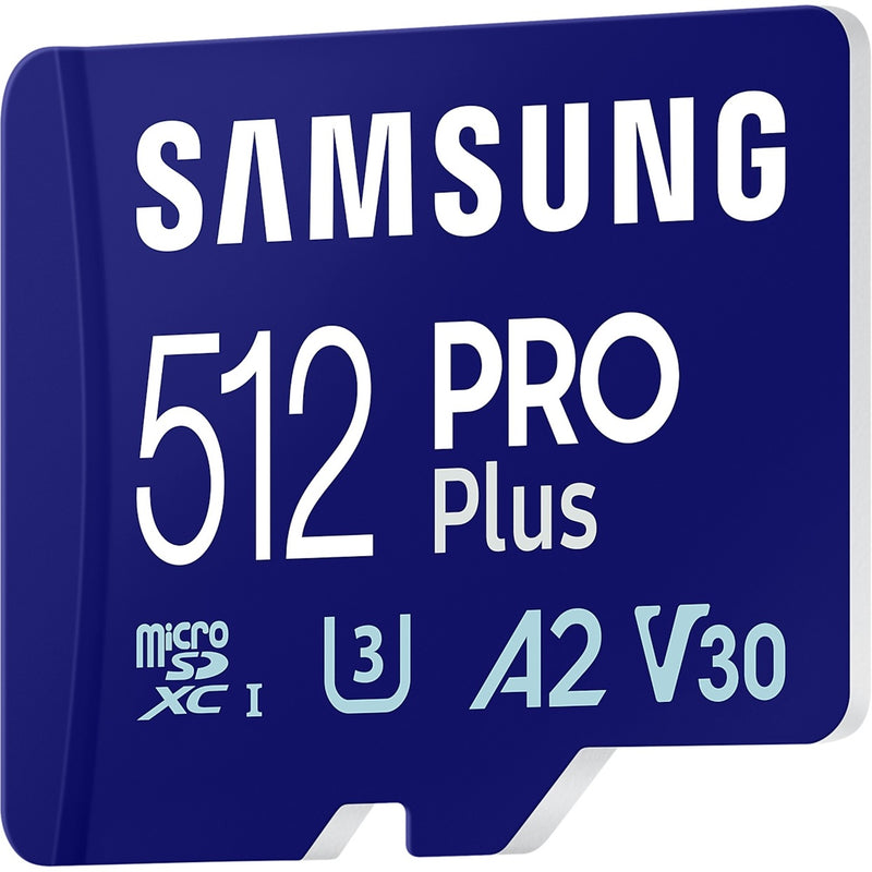 Load image into Gallery viewer, Samsung pro plus 512 gb microsdxc (2023) geheugenkaart (blauw, uhs-i u3, class 10, v30, a2)
