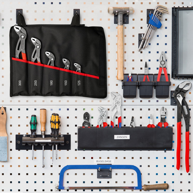 Load image into Gallery viewer, Knipex cobra-set 5-delig 00 19 55 s5 tangenset (rood, gekartelde greepvlakken, geïntegreerde klembeveiliging)
