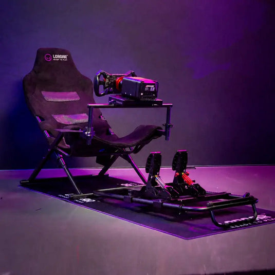 Lorgar advanced raf1 racing simulator (zwart)