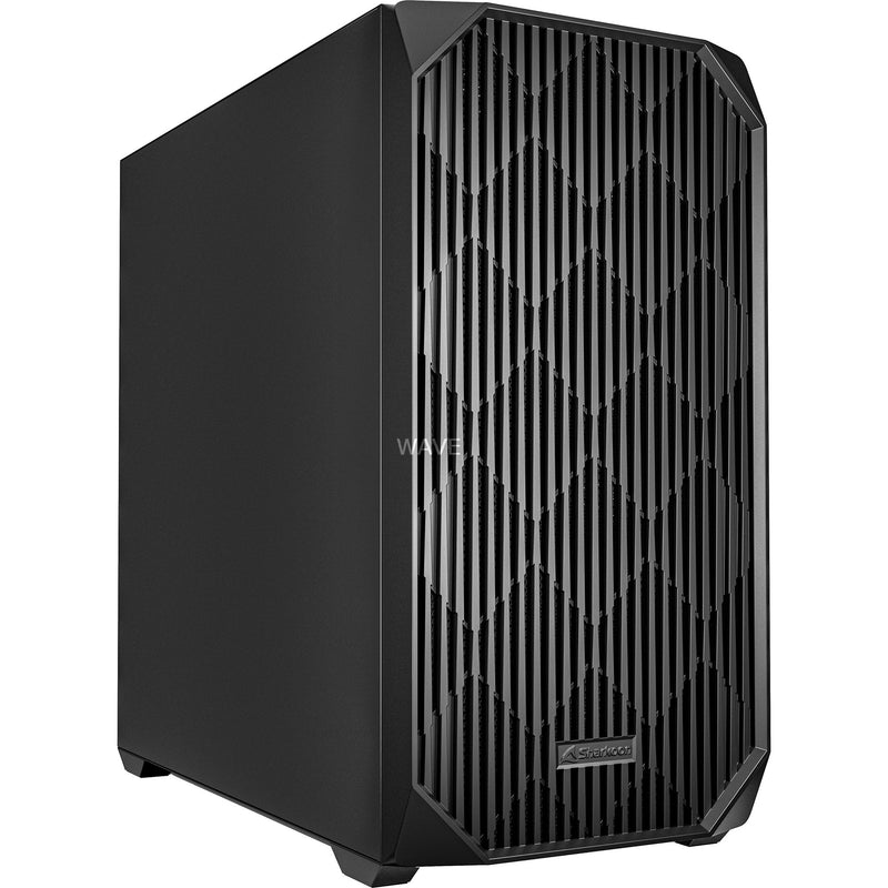 Load image into Gallery viewer, Sharkoon mk3 mini tower behuizing (zwart | 2x usb-a | 1x usb-c)
