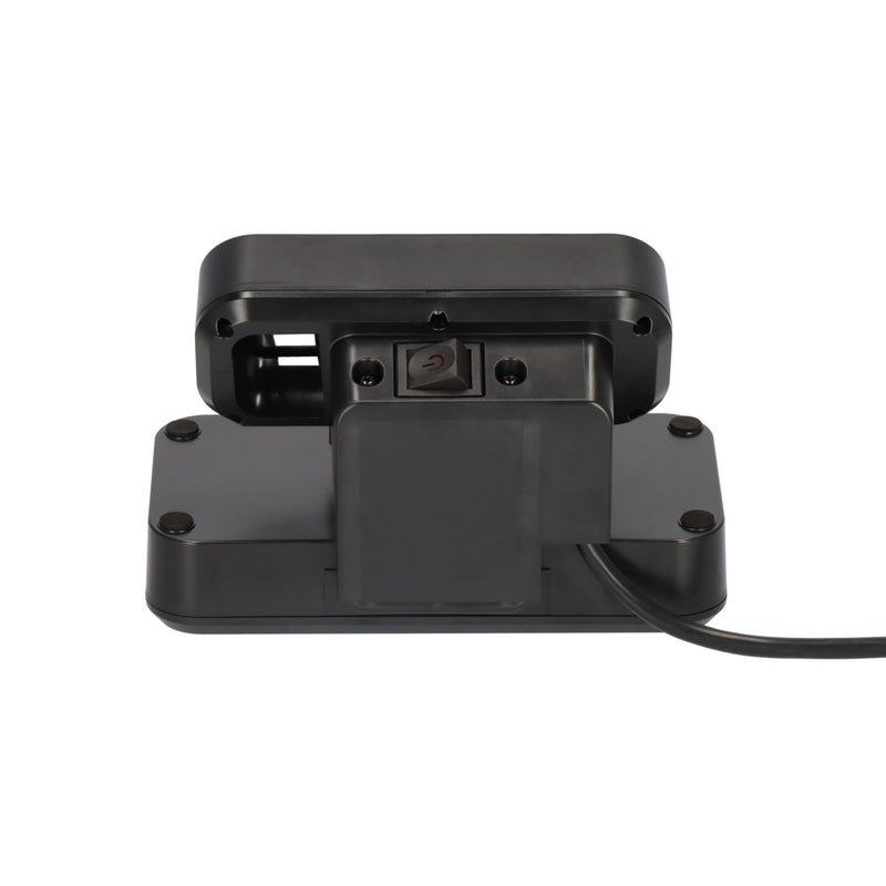 Load image into Gallery viewer, Brennenstuhl estilo duplex stekkerdoos met schakelaar stekkerdoos (zwart zilver, 2x sleuf voor keystone modules)
