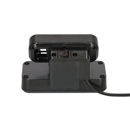 Brennenstuhl estilo duplex stekkerdoos met schakelaar stekkerdoos (zwart zilver, 2x sleuf voor keystone modules)