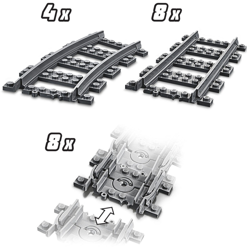 Afbeelding laden in galerijviewer, Lego city treinrails 60205
