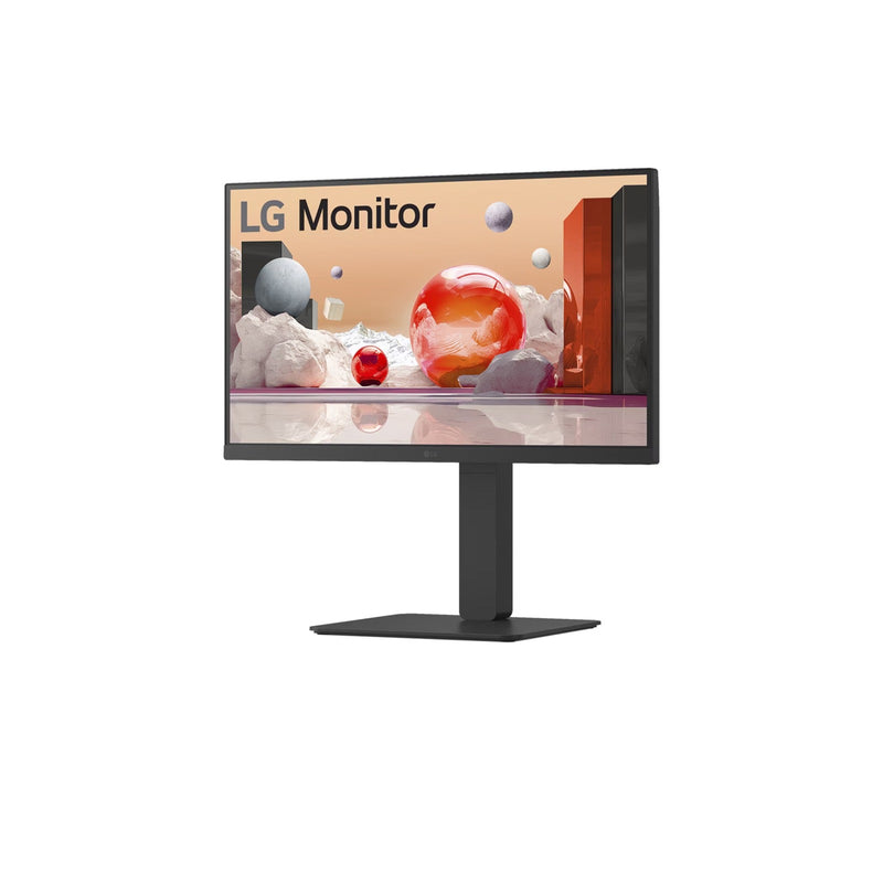 Afbeelding laden in galerijviewer, Lg 24ba850 23.8 monitor (zwart, hdmi, displayport, audio, lan, usb-c, webcam)
