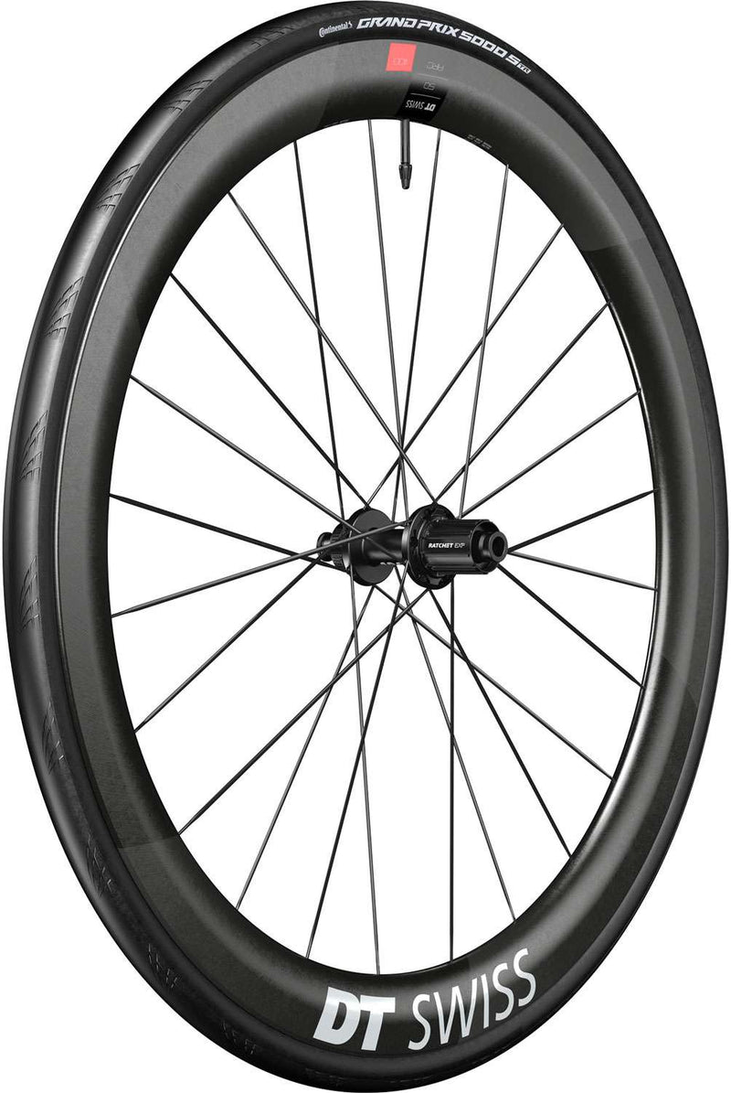 Load image into Gallery viewer, Dt swiss arc 1100 dicut® wts carbon 50 disc cl shimano hg rear wheel
