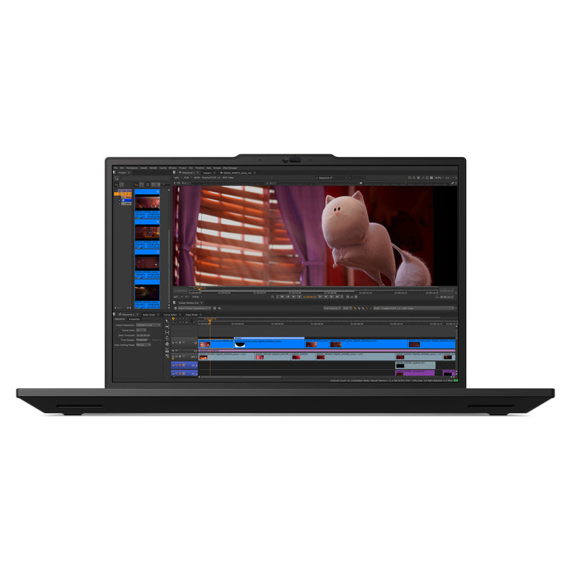 Load image into Gallery viewer, Lenovo thinkpad p16s gen 4 (21qv000bmh) 16 laptop (zwart | core ultra 7 255h | rtx pro 500 | 32 gb | 512 gb ssd)
