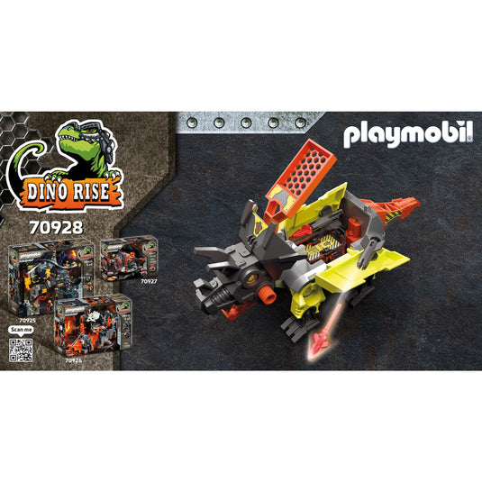 Playmobil dino rise - robo-dino vechtmachine constructiespeelgoed (70928)
