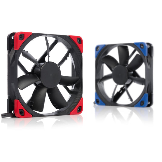 Noctua nf-s12a pwm chromax.black.swap case fan (zwart, 120 x 120 x 25 mm)