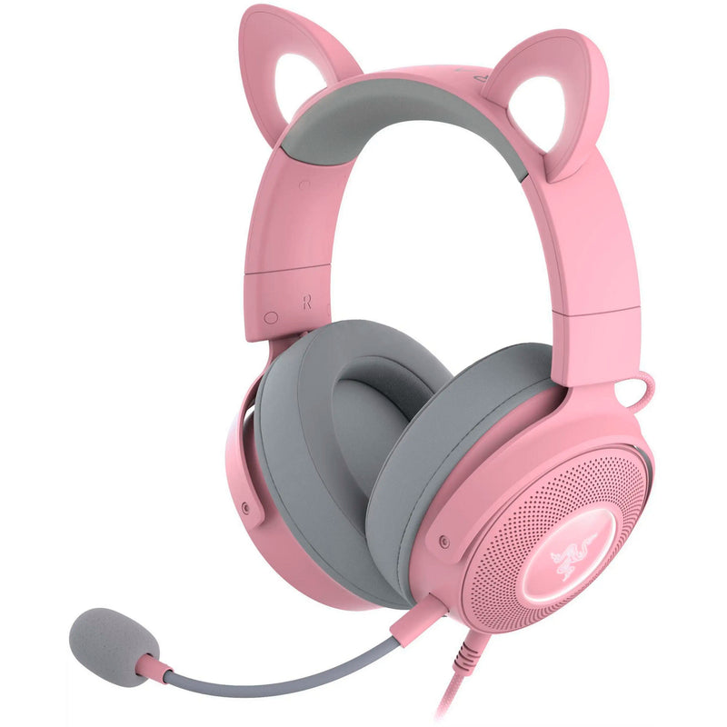 Afbeelding laden in galerijviewer, Razer kraken kitty v2 pro rgb over-ear gaming headset (roze)
