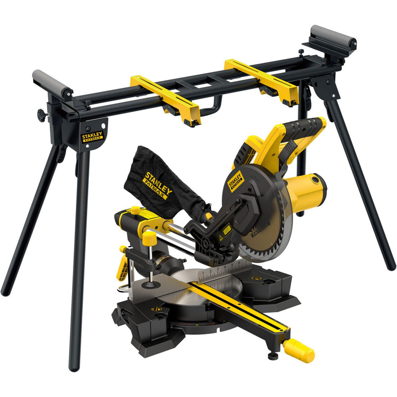 Load image into Gallery viewer, Stanley 1500w 216mm afkort- en verstekzaag met zaagtafel (geel zwart)
