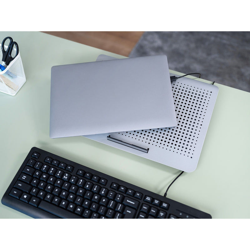 Load image into Gallery viewer, Trust exto laptop cooling stand laptopkoeler (grijs)
