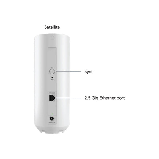 Netgear orbi 370 wifi mesh systeem, dual-band wifi 7-mesh systeem, 2 stuks mesh router (wit, 1x orbi wifi 7-router (rbe371), 1x orbi wifi 7-satelliet (rbe370))