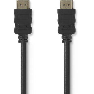 High speed hdmi-kabel met ethernet, 15 meter (zwart, 4k@30hz )