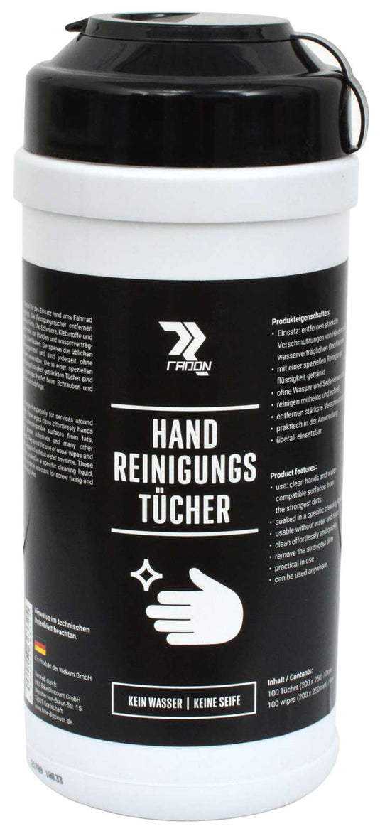 Radon hand cleaning wipes 100 pieces
