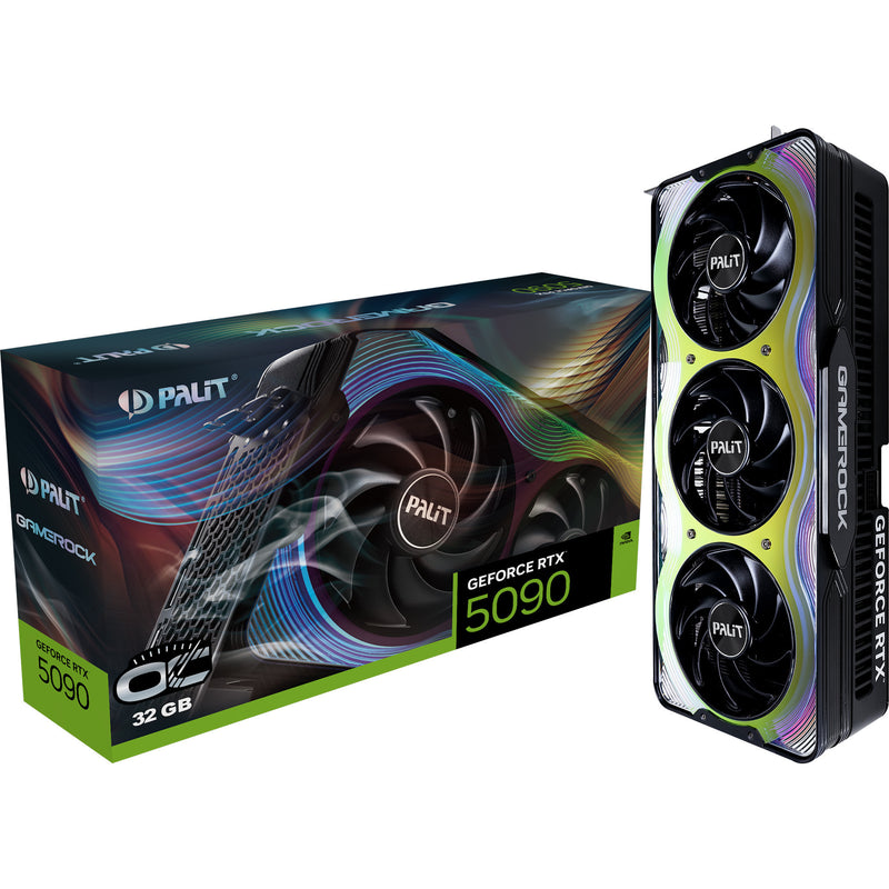 ギャラリービューアに画像をロードする, Palit geforce rtx 5090 gamerock oc grafische kaart (3x displayport, 1x hdmi 2.1, dlss 4)
