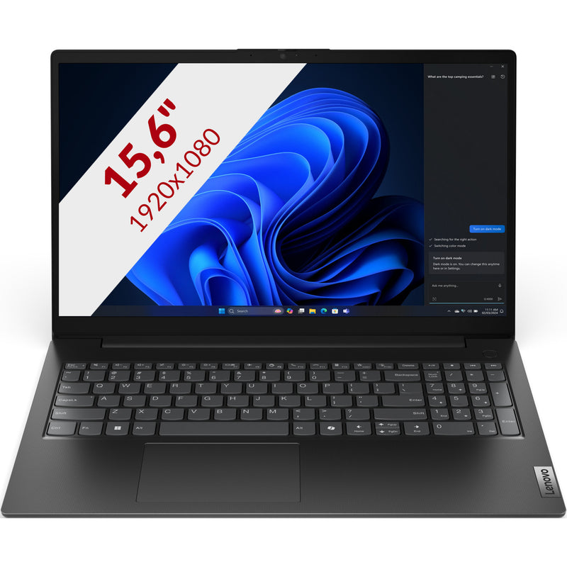 ギャラリービューアに画像をロードする, Lenovo v15 g5 irl (83gw0081mh) 15.6 laptop (zwart | core i5-13420h | uhd graphics | 16 gb | 512 gb ssd)
