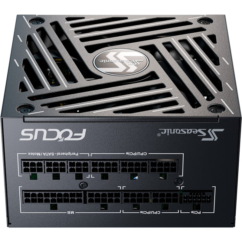 Load image into Gallery viewer, Seasonic focus gx-850-v4 atx3.1 modulaire 850 watt voeding (zwart, 1x 12vhpwr, 3x pcie)
