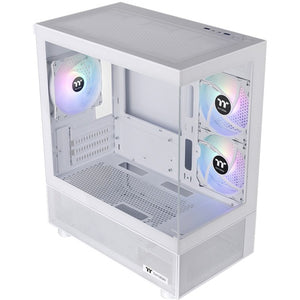 Thermaltake view 170 tg argb mini tower behuizing (wit | 2x usb-a | rgb | tempered glass)
