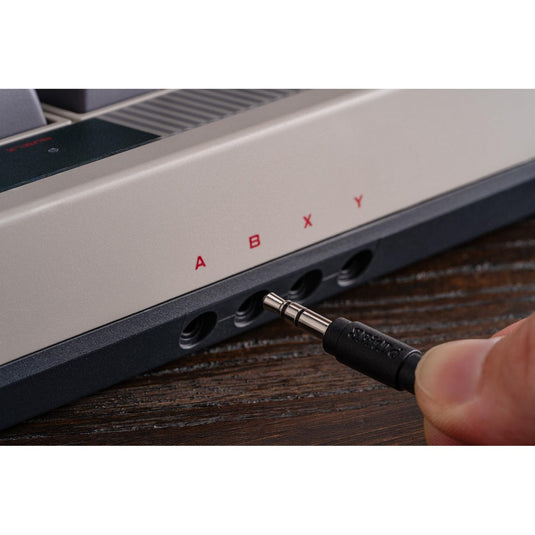 8bitdo retro mechanical keyboard n edition (grijs, us lay-out (qwerty), kailh box white, 100%, bluetooth low energy, wireless 2.4g, usb)